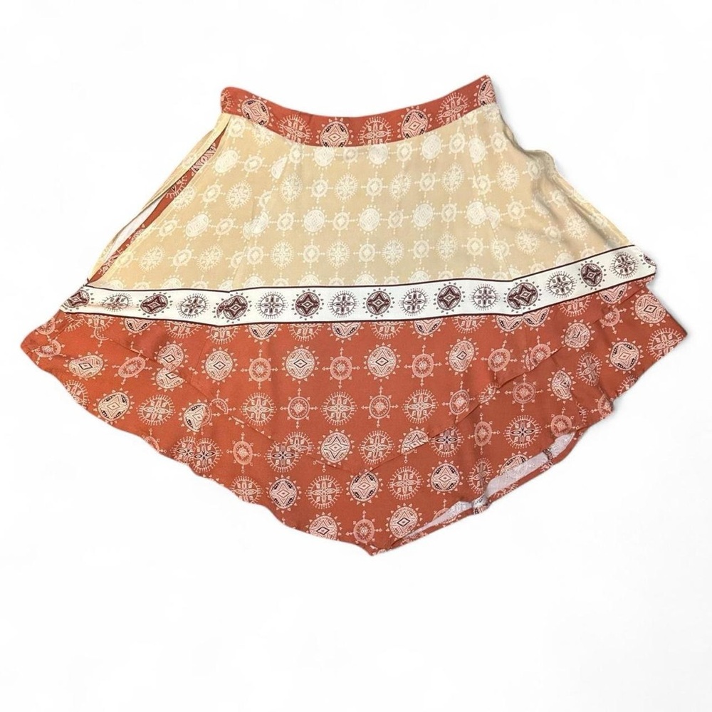 NWT Somedays Lovin Heart Of A Fighter Ra Ra Handkerchief Western Skirt — SMALL - Picture 3 of 5